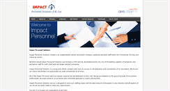 Desktop Screenshot of impact-personnel.com